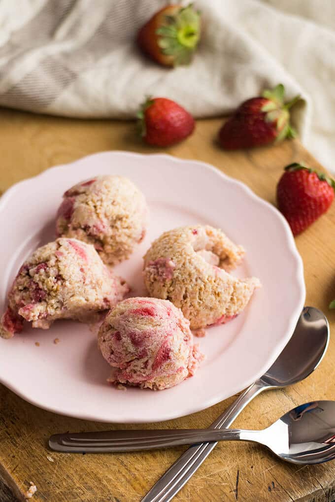 Strawberry Cheesecake Ice Cream | Give Recipe