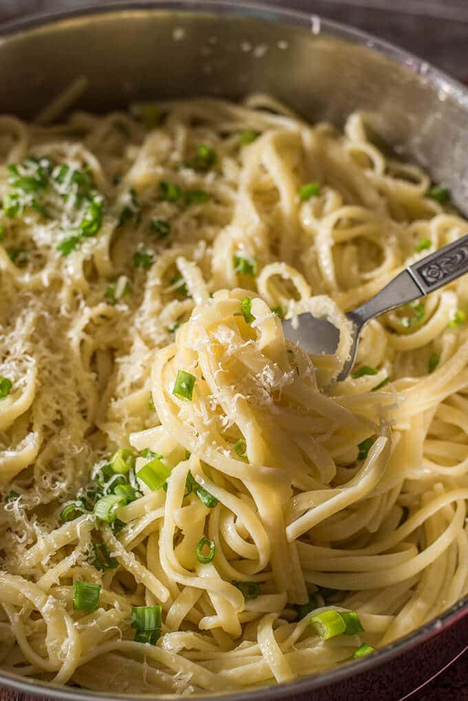 Easy Parmesan Pasta - Give Recipe