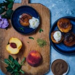Cinnamon Sugar Grilled Peaches are for those who don’t feel like baking. Simply grill the cinnamon sugar coated peaches and serve with ice cream. You will be amazed with the taste when you have the first bite! Ready in 10 minutes!