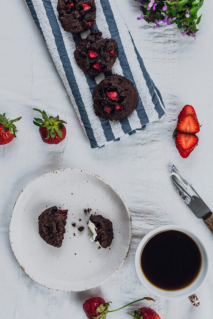 Strawberry Chocolate Cookies loaded with fresh strawberries and chocolate chips are game changers. They are wonderfully chewy and stay soft.