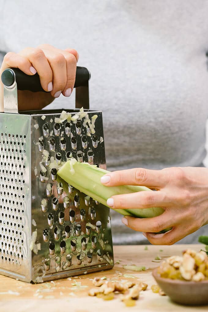 Zucchini Yogurt Pudding is a perfect summer snack. A cup of yogurt can turn into an amazing healthy dessert in less than 5 minutes. You won’t taste zucchini at all! #sponsored