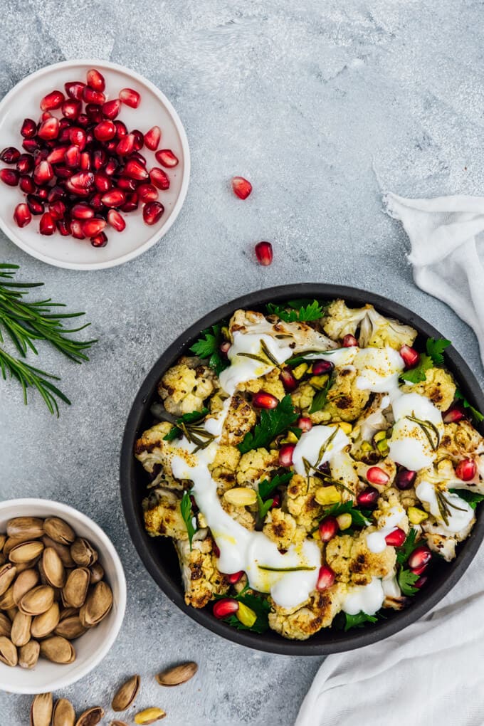 This roasted curried cauliflower salad will change your feelings about veggies!