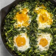 Spinach with Eggs Breakfast Recipe-image