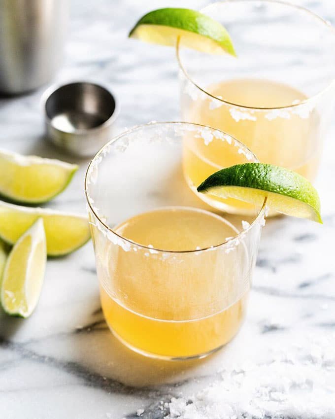 Classic margarita for game day appetizers