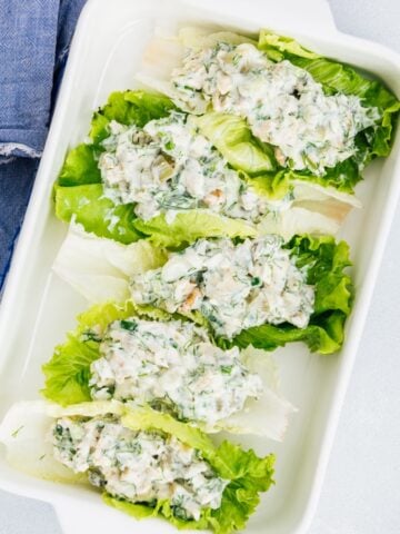 Low Carb Chicken Salad Lettuce Wraps