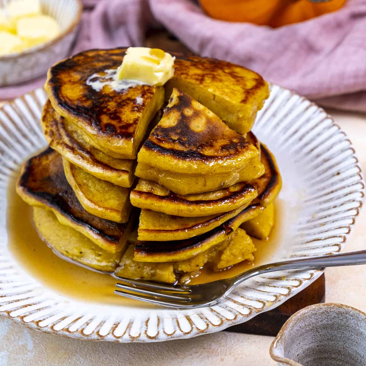Easy Pumpkin Pancakes - Give Recipe