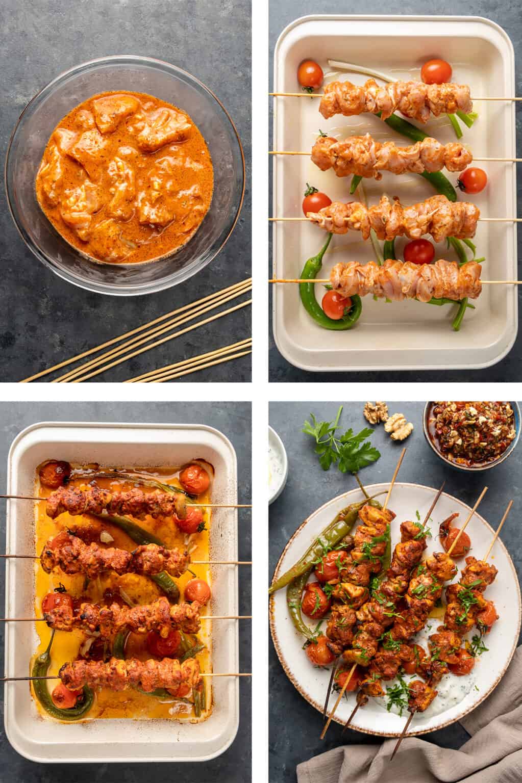 Turkish Chicken Kebab Recipe (Tavuk Şiş) Give Recipe