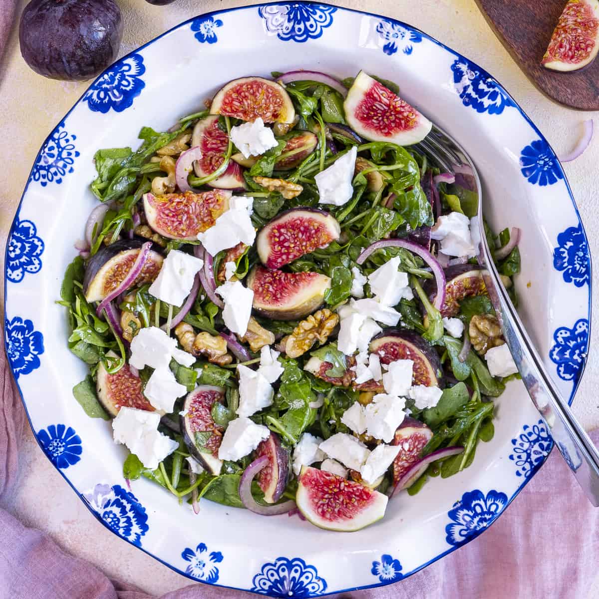 Fig Salad With Goat Cheese