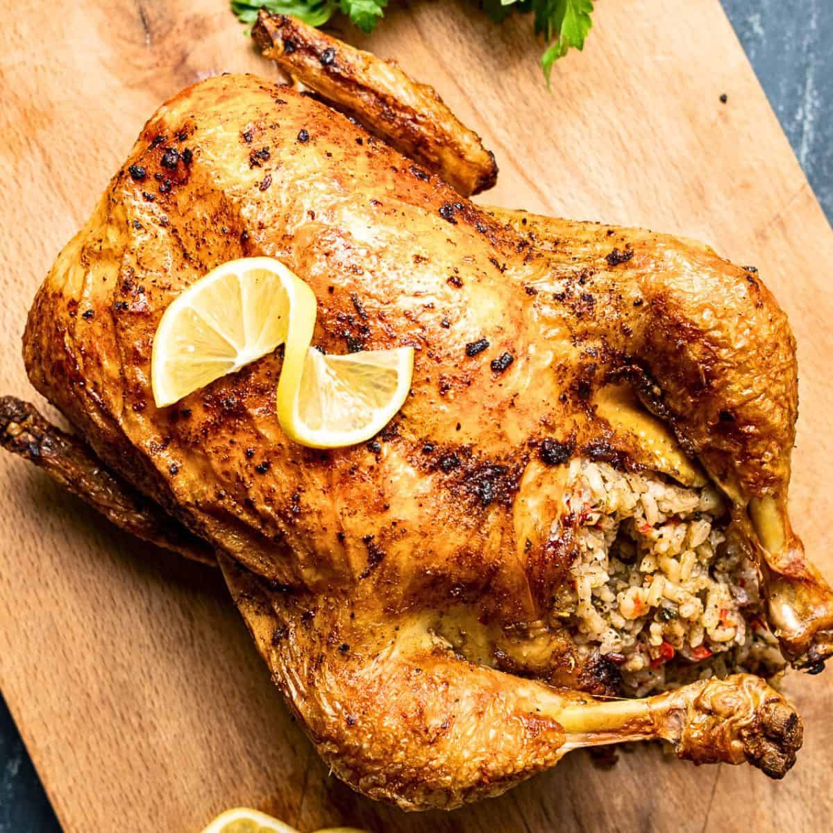 Rice Stuffed Chicken