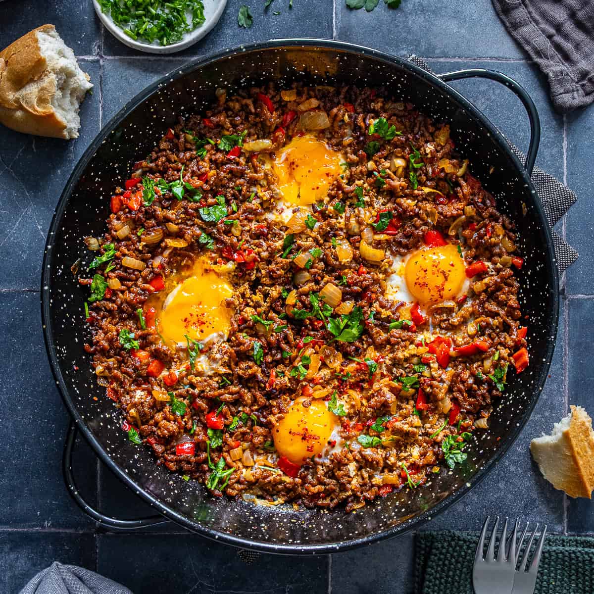 Ground Beef and Eggs Breakfast - Give Recipe